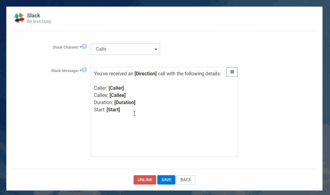 slack away message slack away message