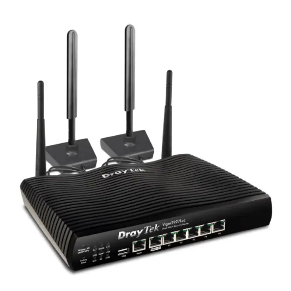 Draytek Vigor 2927Lac Dual Ethernet Gigabit WAN router with 802.11b/g/n/ac and built-in 3G/4G backup