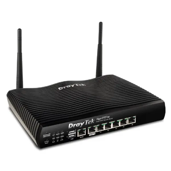 Draytek Vigor 2927ac Dual Ethernet Gigabit WAN router with 802.11b/g/n/ac