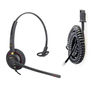 Eartec 510 Headset and QD002A Bottom Cable