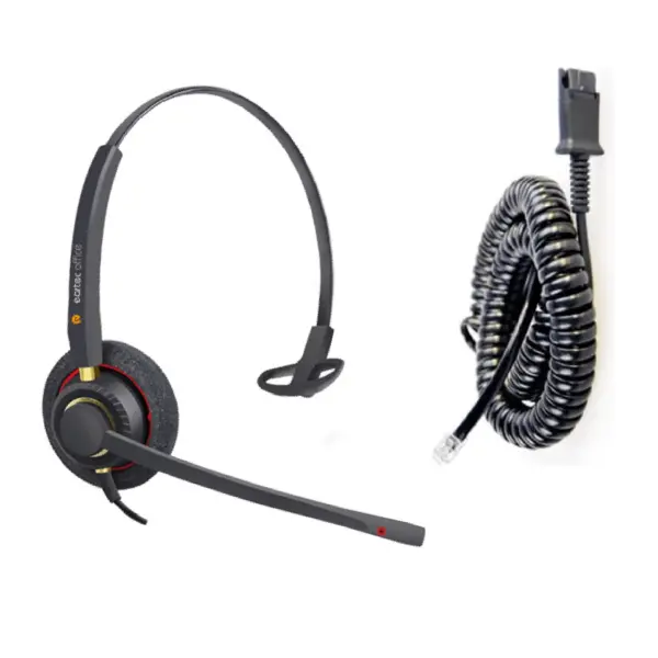 Eartec 510 Headset and QD002A Bottom Cable