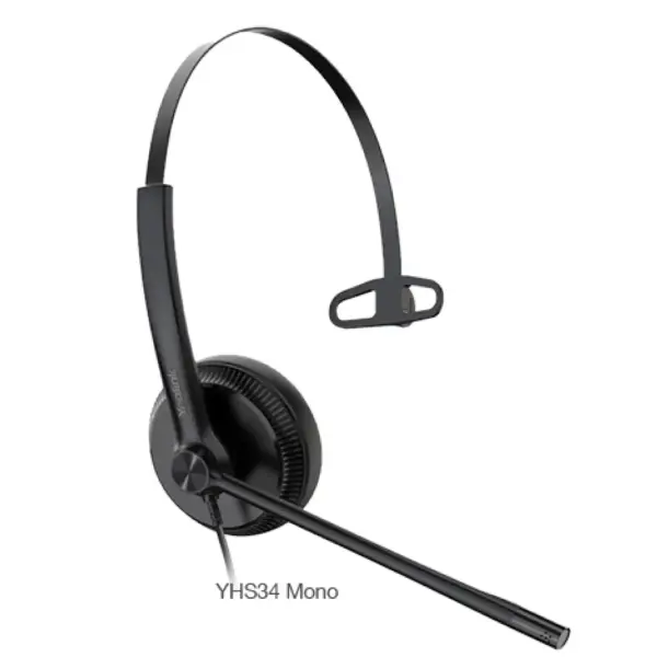 Yealink YHS34 Over-the-Head Monaural Headset