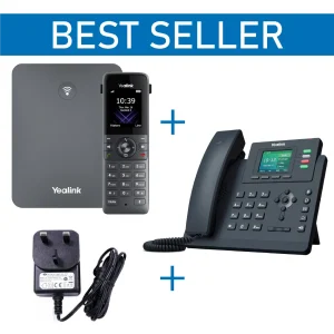 Office Essentials Bundle (W73P, T33G and PSU)
