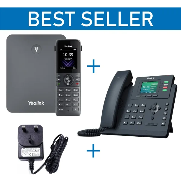 Office Essentials Bundle (W73P, T33G and PSU)